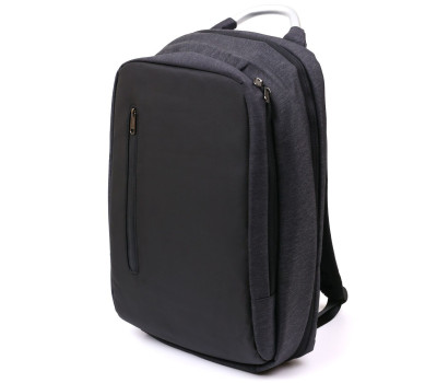 Добротний чоловічий рюкзак із текстилю Vintage 20490 Чорний