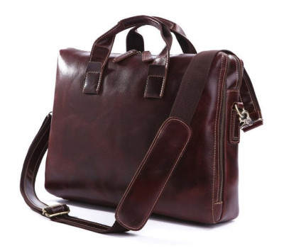 Сумка мужская Vintage 14073 для ноутбука Бордовая
