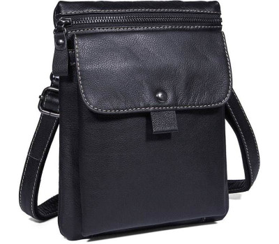Сумка Vintage 14552 з натуральної шкіри Чорна