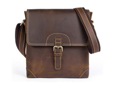 Сумка чоловіча Vintage 14675 Коричнева
