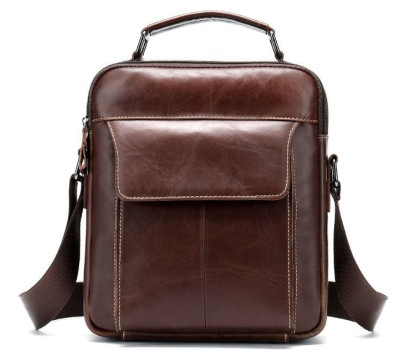 Сумка чоловіча шкіряна Vintage 14835 Коричнева