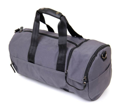 Спортивна сумка текстильна Vintage 20641 Сіра
