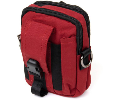 Сумка на пояс нейлон Vintage 20647 Червона
