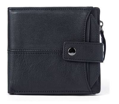 Кошелек мужской функциональный Vintage 14688 Черный