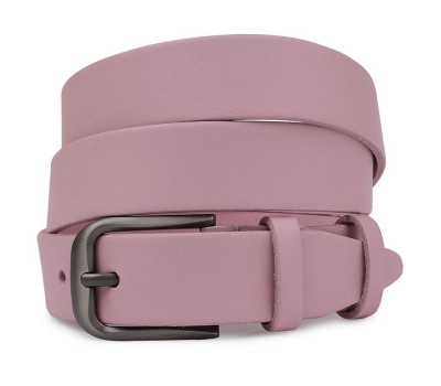 Женский кожаный ремень Vintage 20778 Розовый