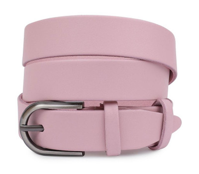 Женский кожаный ремень Vintage 20796 Розовый