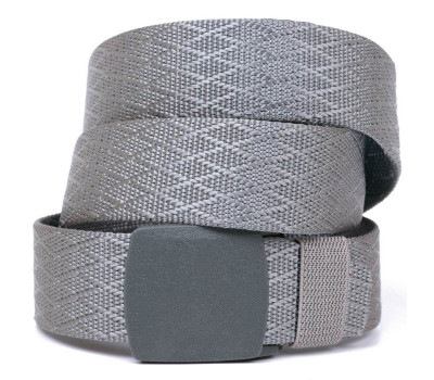 Текстильный мужской ремень Vintage 20586 Серый