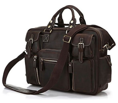 Сумка чоловіча Vintage 14052 Коричнева