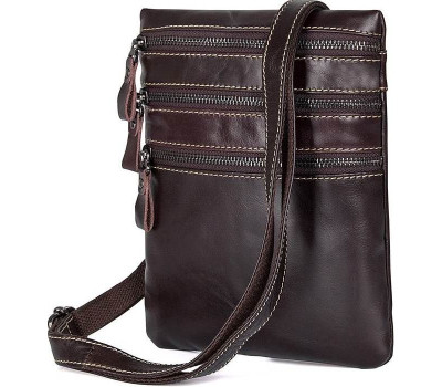 Сумка Vintage 14554 з натуральної шкіри Коричнева