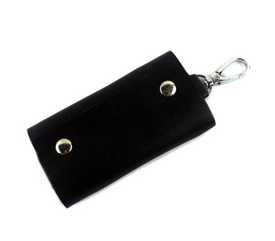 Стильна шкіряна ключниця Vintage 14934 Чорна