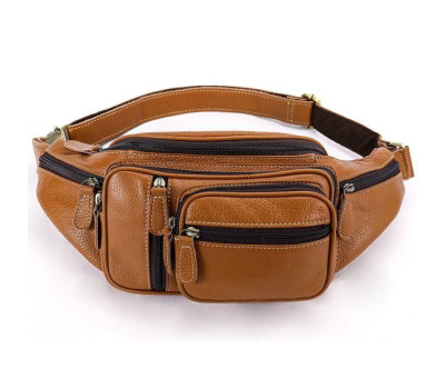 Поясна cумка чоловіча флотар Vintage 14944 Руда