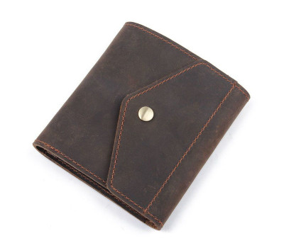 Гаманець в винтажной шкірі Vintage 14962 Коричневий