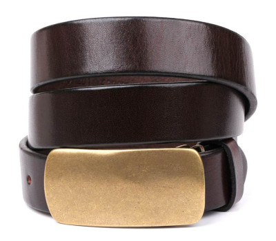 Ремінь чоловічий автомат Vintage 20067 Коричневий