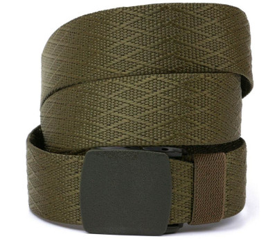Удобный текстильный мужской ремень Vintage 20585 Зеленый