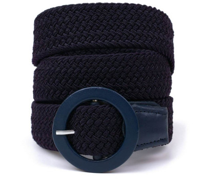 Красивый женский текстильный ремень Vintage 20819 Синий