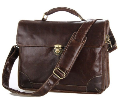 Сумка чоловіча Vintage 14085 для ноутбука Коричнева
