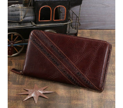 Барсетка зі шкіри чоловіче Vintage 14196