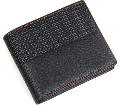 Кошелек мужской Vintage 14452 кожаный Черный