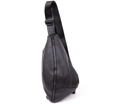 Сумка чоловіча флотар через плече Vintage 20444 Чорна
