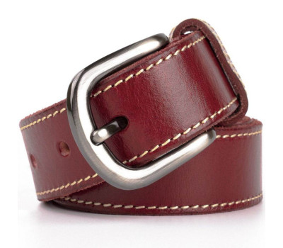 Ремень женский Vintage 20124 Бордовый