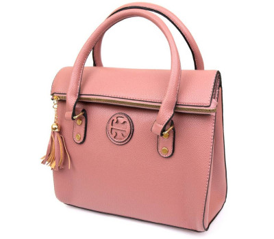 Комплект жіночий 3 в 1 зі шкірозамінника Vintage sale_14942 Рожевий