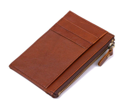 Візитниця зі шкіри Vintage 20695 Коричневий