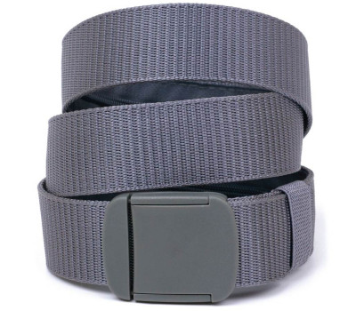 Текстильный мужской ремень Vintage 20592 Серый