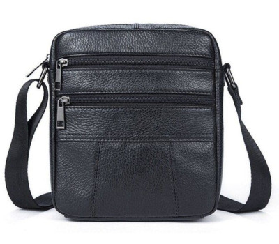 Сумка чоловіча флотар Vintage 14758 Чорна