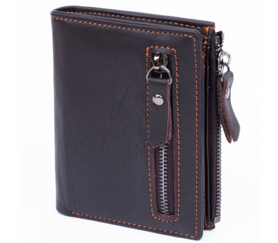 Кошелек мужской Vintage 14687 Коричневый