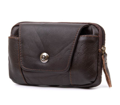 Барсетка горизонтальна поясна унісекс Vintage 20452 Коричнева
