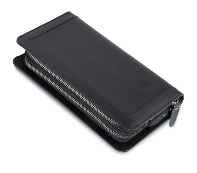 Чоловічий клатч-барсетка з ремінцем на руку Vintage 14657 Чорний