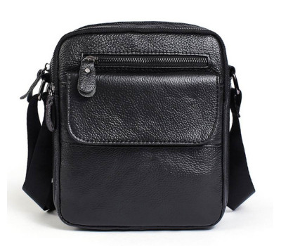 Сумка чоловіча Vintage чорного кольору 14609