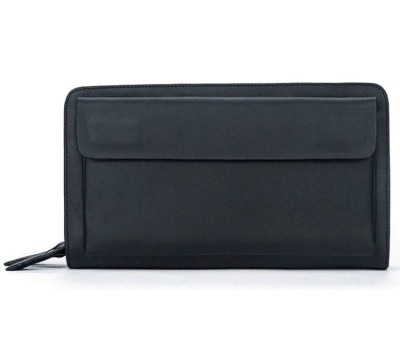 Клатч мужской из натуральной кожи Vintage 14833 Черный