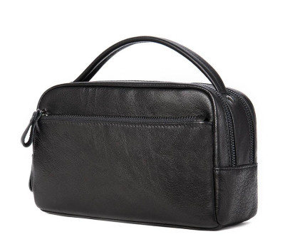 Барсетка мужская кожаная 20348 Vintage Черная