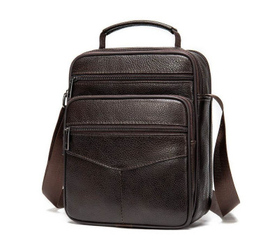 Мессенджер шкіряний 14991 Vintage Коричневий