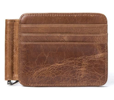 Затискач для купюр Vintage 14929 Коричневий