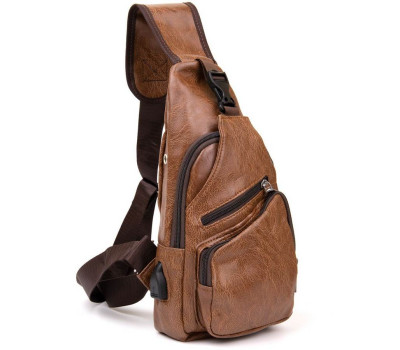 Сумка крос боді смарт зі шкірозамінника Vintage 20573 Руда