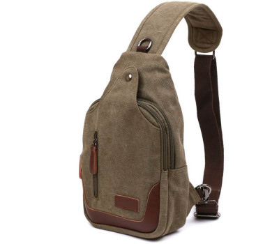 Функціональна чоловіча сумка через плече Vintage 20386 Зелений
