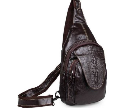 Сумка чоловіча Vintage 14559 з натуральної шкіри Коричнева