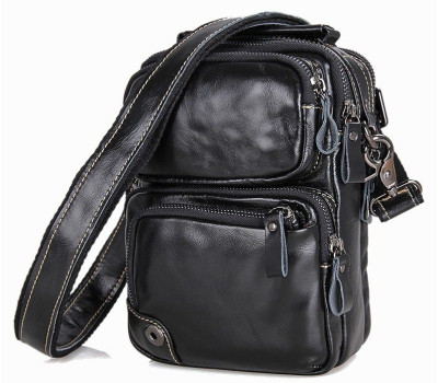 Сумка чоловіча Vintage 14437 Чорна