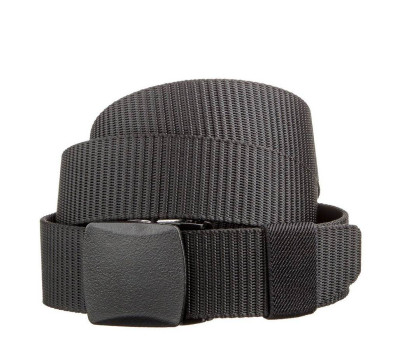 Стильный текстильный мужской ремень Vintage 20228 Черный