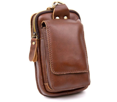 Барсетка поясна чоловіча Vintage 20417 Коричнева