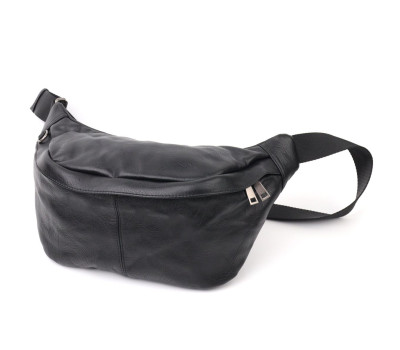 Сумка через плече Vintage 20831 шкіряна Чорний