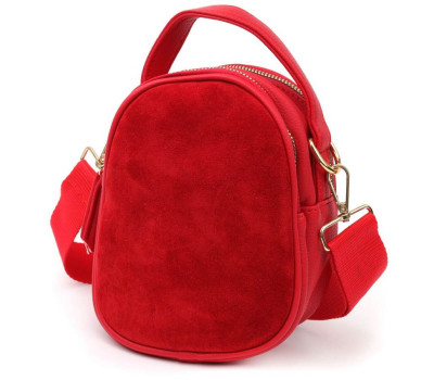 Маленькая женская сумка из эко-кожи Vintage 18702 Красный