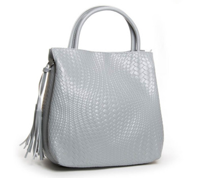 Сумка жіноча класична шкіра ALEX RAI 49-9385 grey Podium