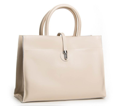 Сумка жіноча класична шкіра ALEX RAI 47-9383 beige Podium