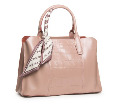 Сумка жіноча класична шкіра ALEX RAI 46-9382 pink Podium