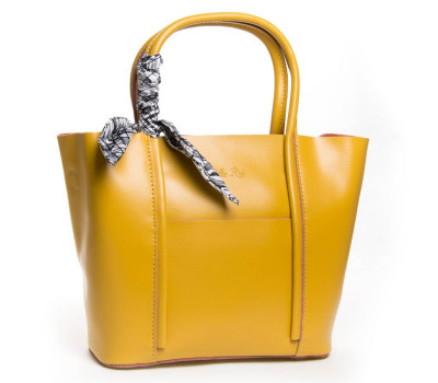 Сумка Жіноча Класична шкіра ALEX RAI 42-9712 brilliant-yellow Podium
