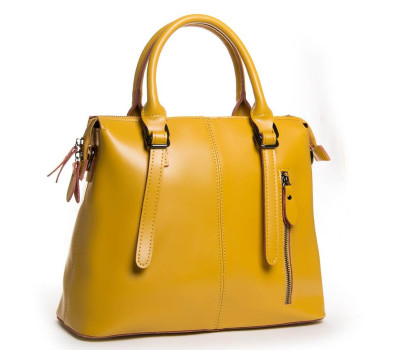 Сумка Жіноча Класична шкіра ALEX RAI 330 yellow Podium