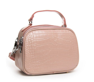 Сумка жіноча класична шкіра ALEX RAI 39-2233 pink Podium